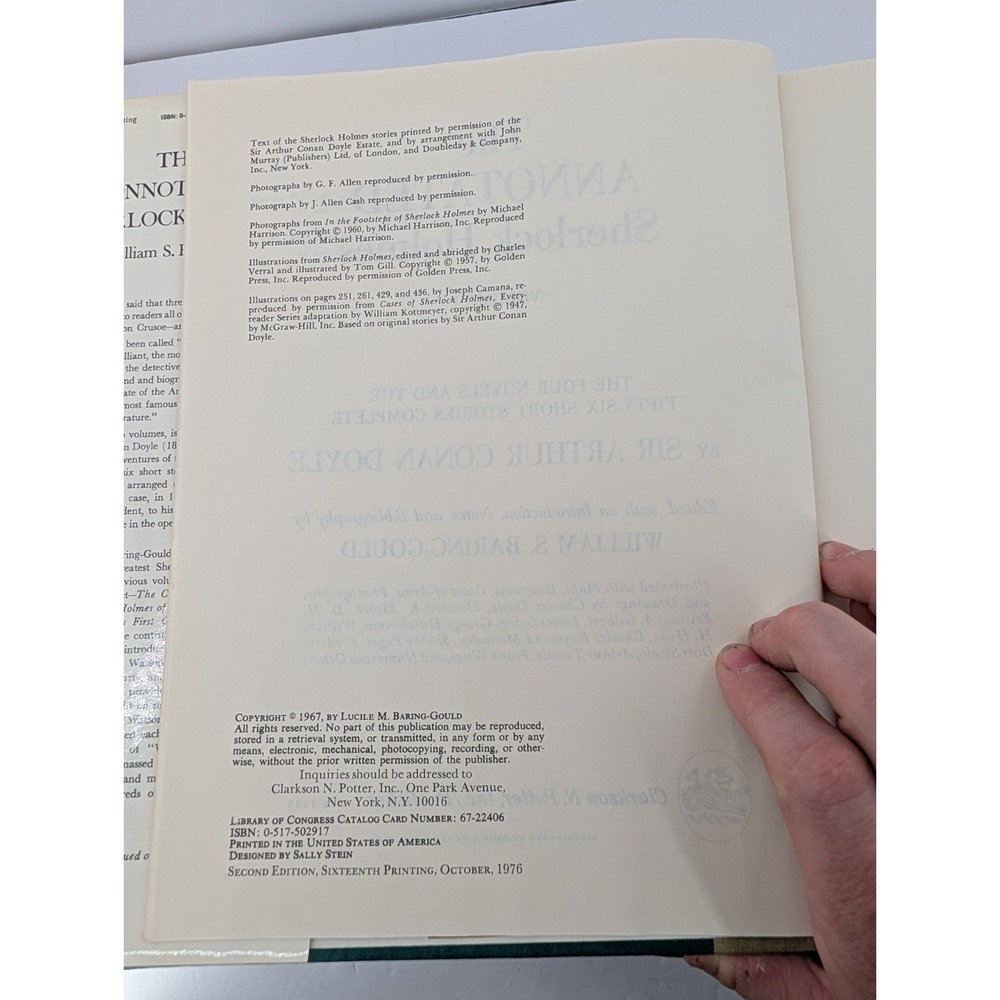 THE ANNOTATED SHERLOCK HOLMES Complete 2 Vol Hardcover Set Baring-Gould Boxed HC - Picture 3 of 7